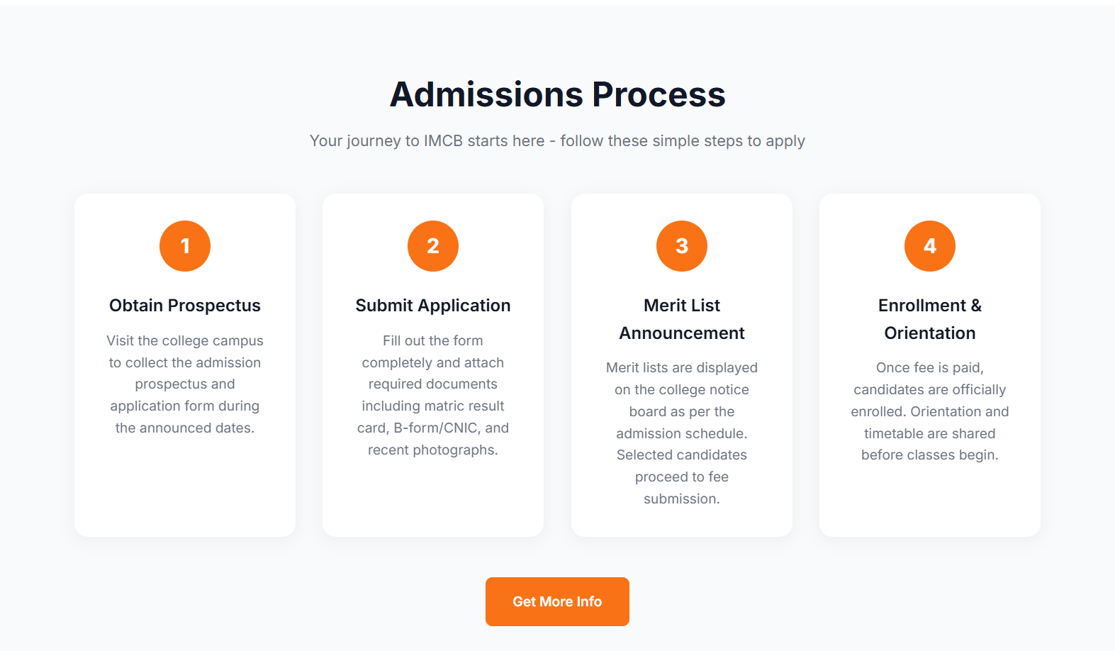 IMCB School Website – Modern School Design Pakistan